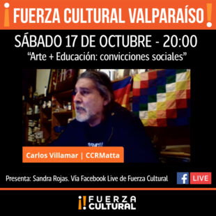 Fuerza Cultural Valparaíso Presenta – Carlos Villamar