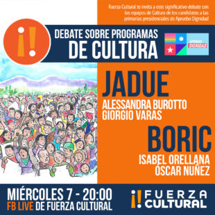 Exitoso debate sobre Cultura en los programas de gobierno de Boric y Jadue